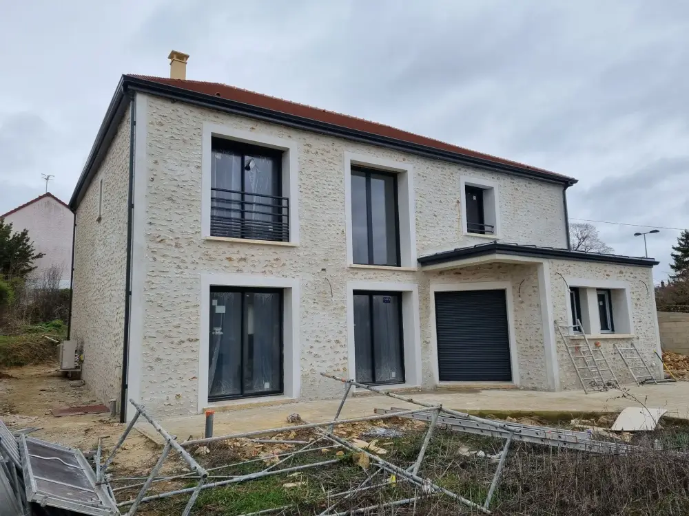 construction maison gouttière