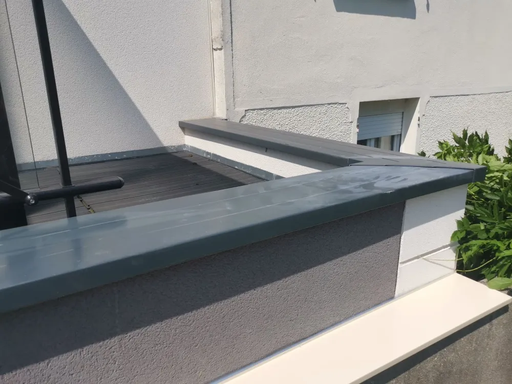 Couvertines en aluminium près de Limours