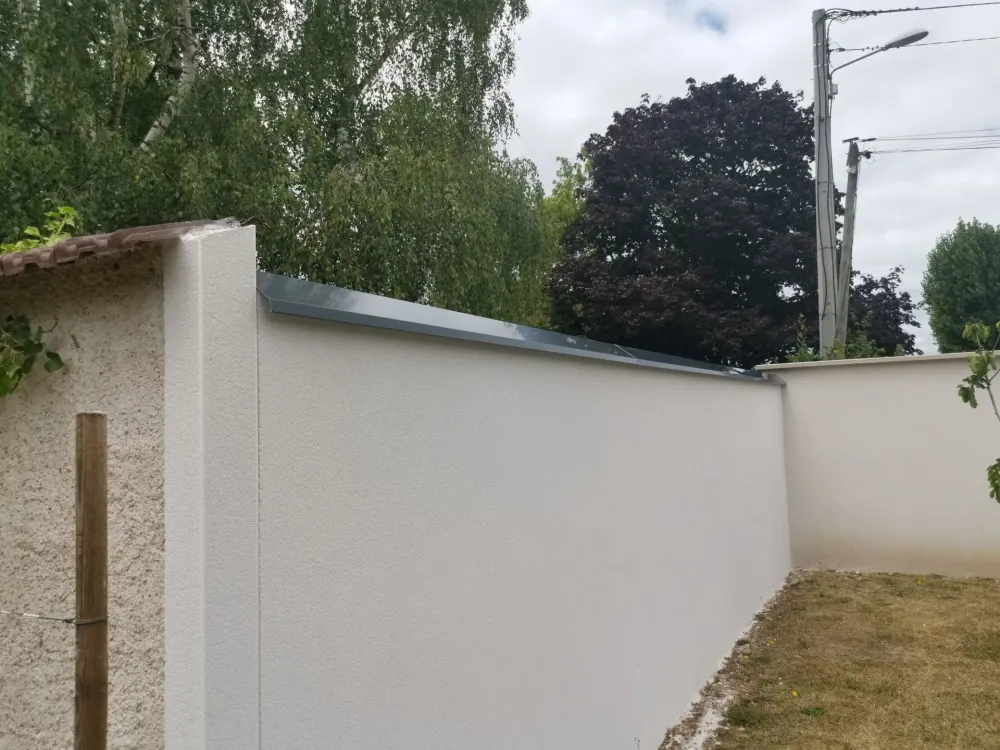 Pose de couvertines en alu